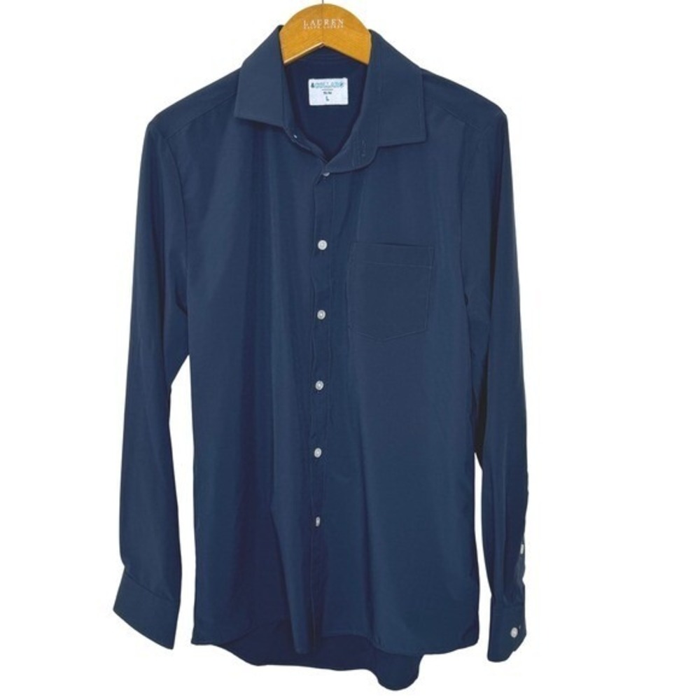&collar Performance‎ Dress Shirt Button Front Slim